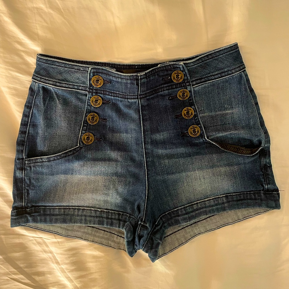 Express Sailor Jean Shorts⚓️